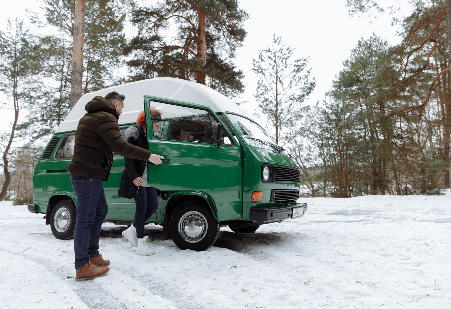 Glenfarg — movers delivering furniture from a van