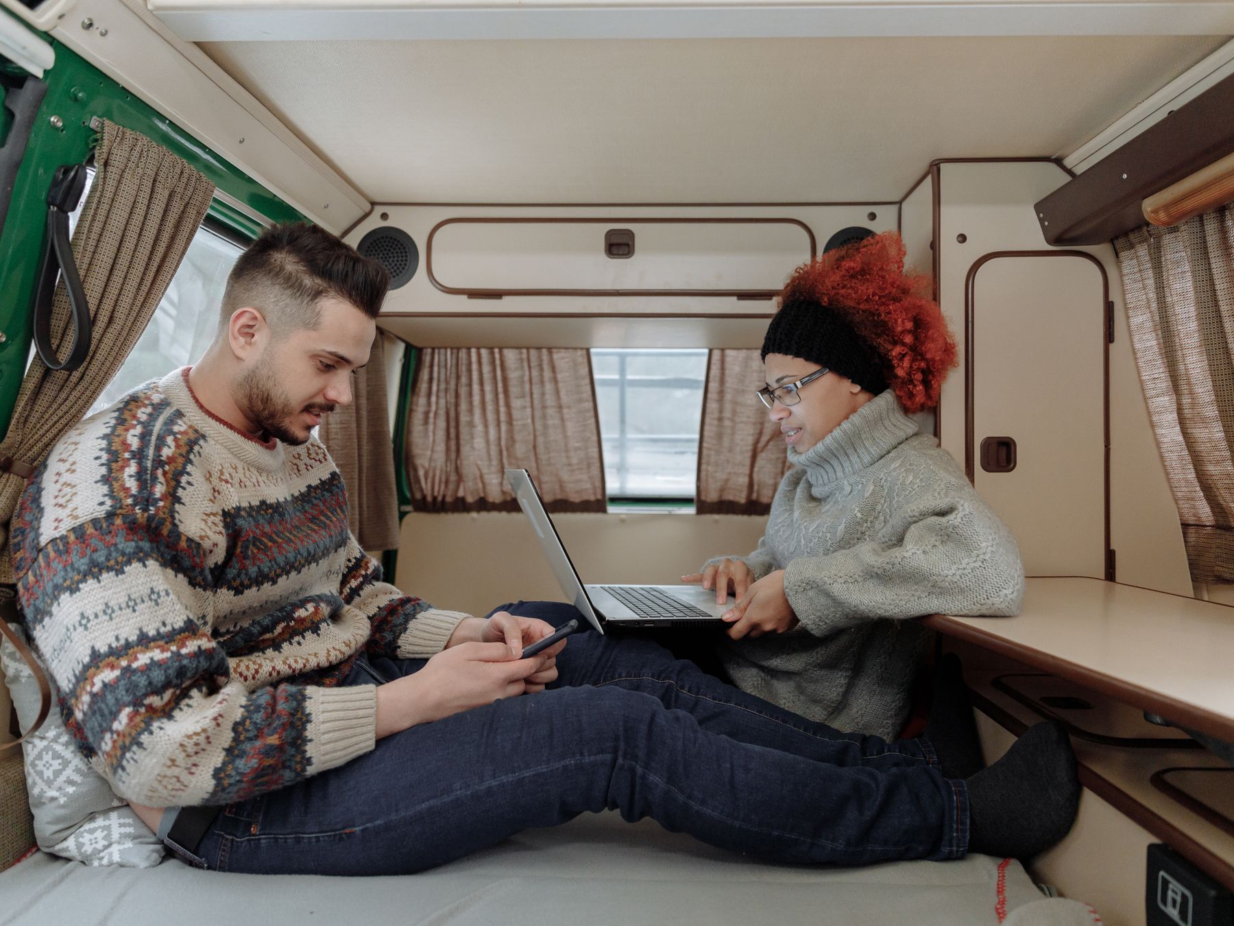 Caythorpe — movers delivering furniture from a van
