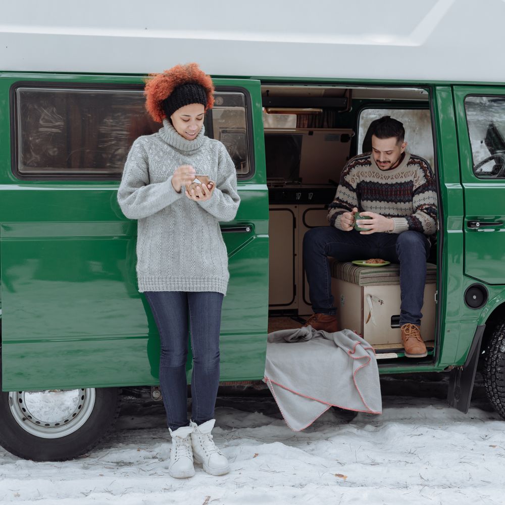 Geddington — movers delivering furniture from a van
