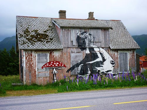 Бесплатное стоковое фото с граффити, дом, здание