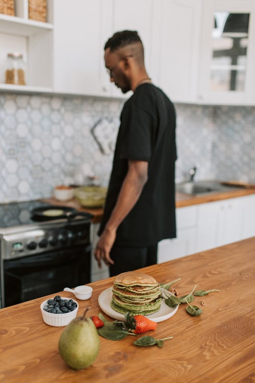 A Man Cooking in the Kitchen