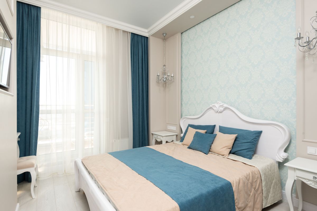 13. Patterned Wallpaper with Soft Repetition