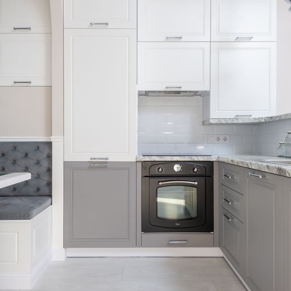 Kitchen Spraying in Waddon — quality trade paint going on in two coats