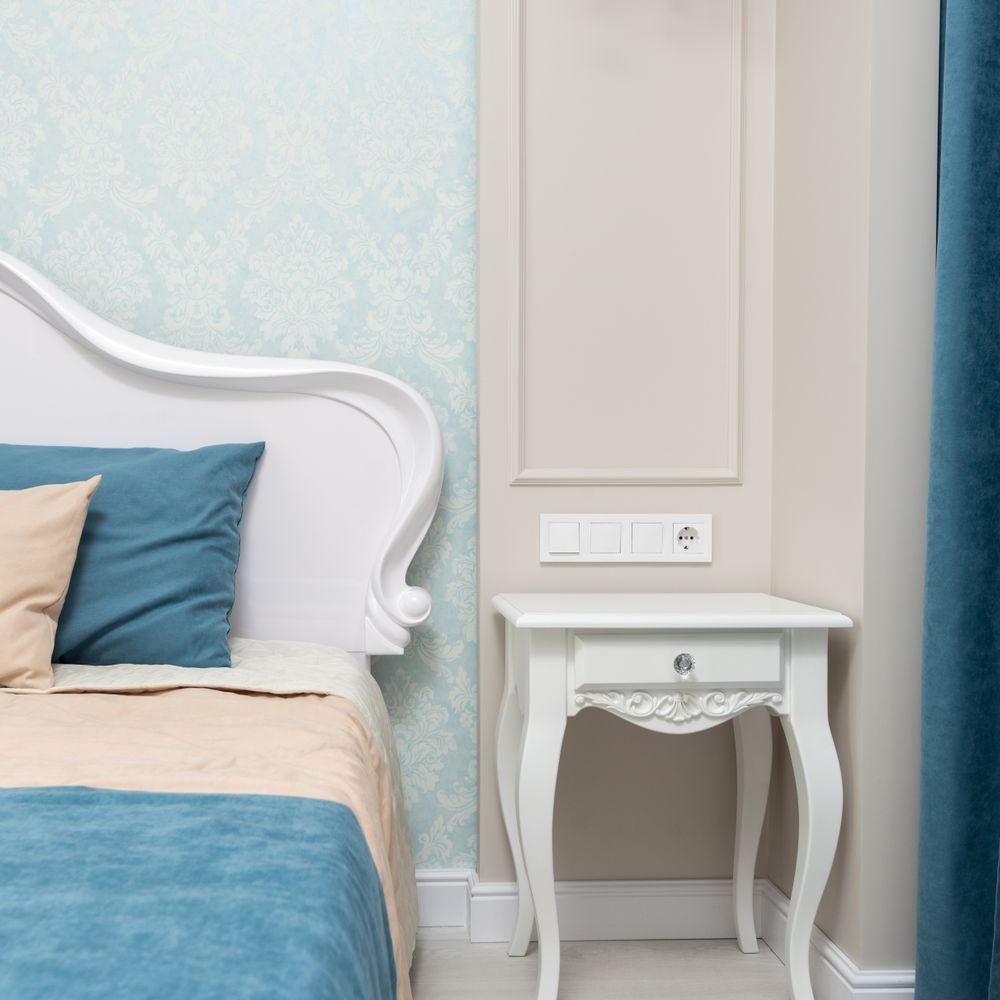 Interior Painting in Hackney Central — careful masking before painting begins