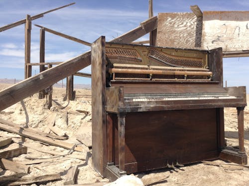 Základová fotografie zdarma na téma bombay beach, klavír, poušť