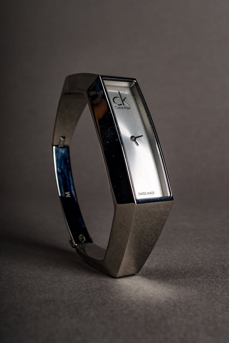 A Silver Calvin Klein Wristwatch