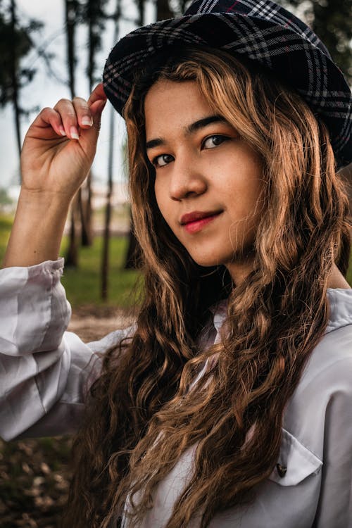 Close-Up Photo of Woman wearing Hat