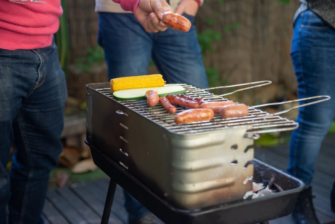 Free stock photo of adult, backyard, barbecue