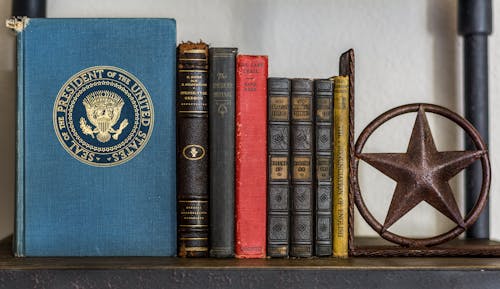 Free stock photo of america, blue, books
