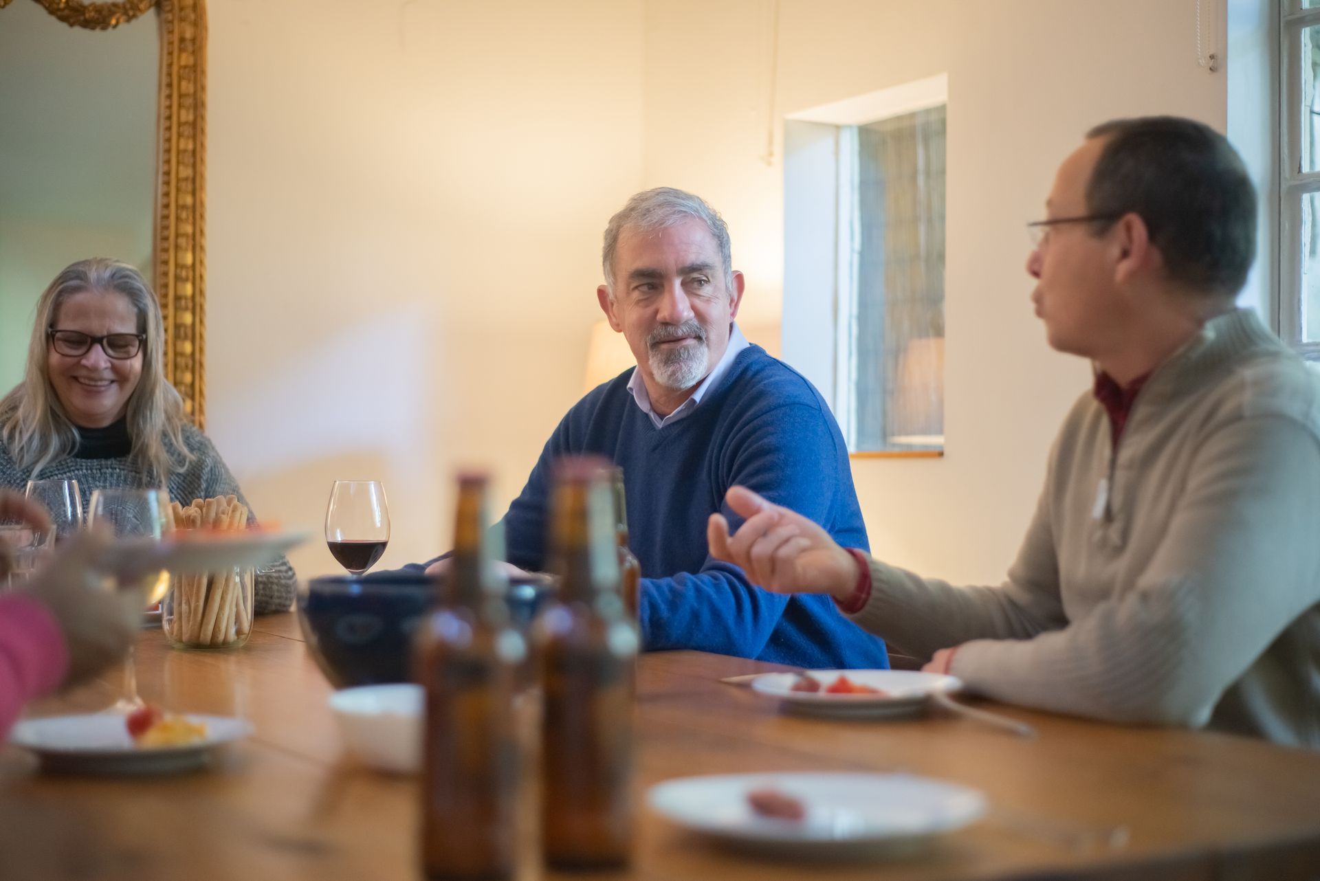 Elderly People Talking to Each Other