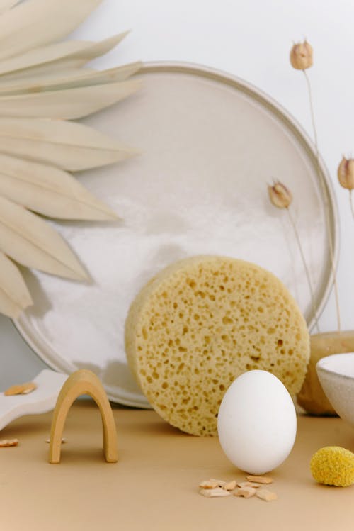 Gratis lagerfoto af dekorativ, hvid baggrund, hvidt æg