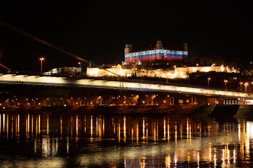 Free stock photo of bratislava, bridge, castle