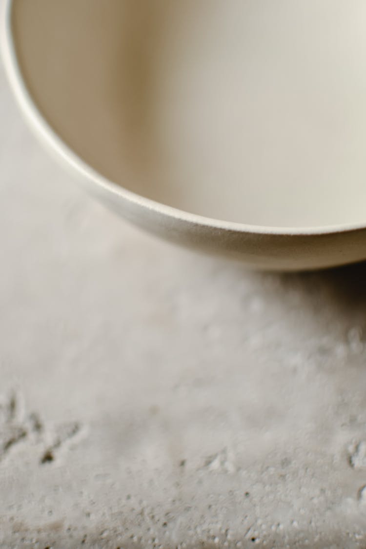 A White Ceramic Bowl