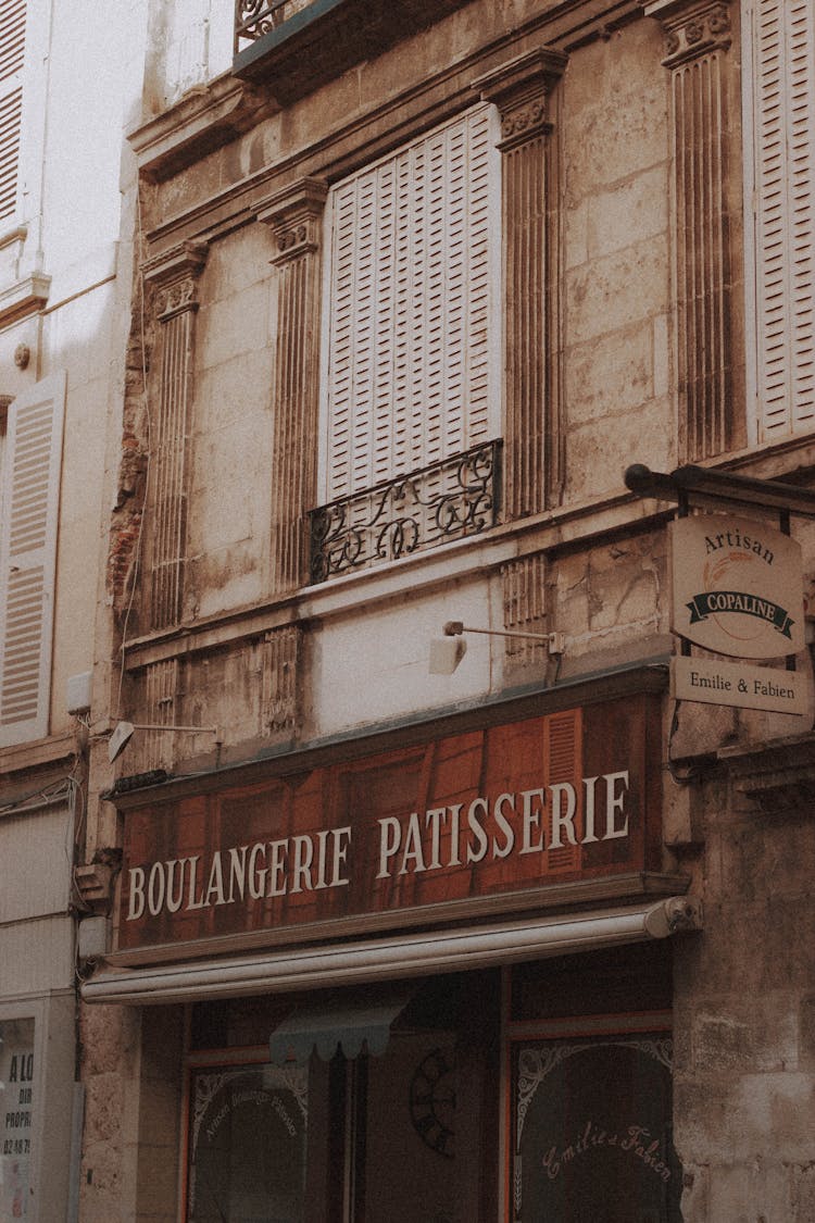 Business Signage Of A Bakery