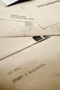 Close-Up Shot of Business Envelopes