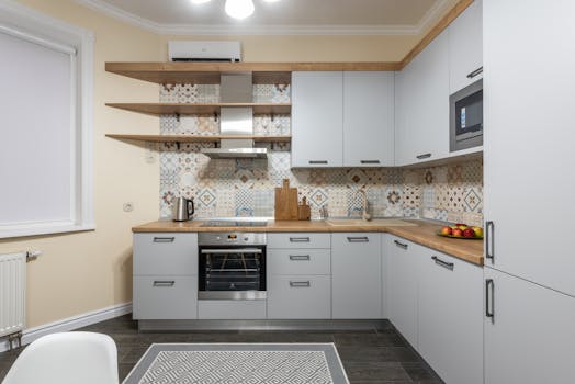 Spotless kitchen cleaning