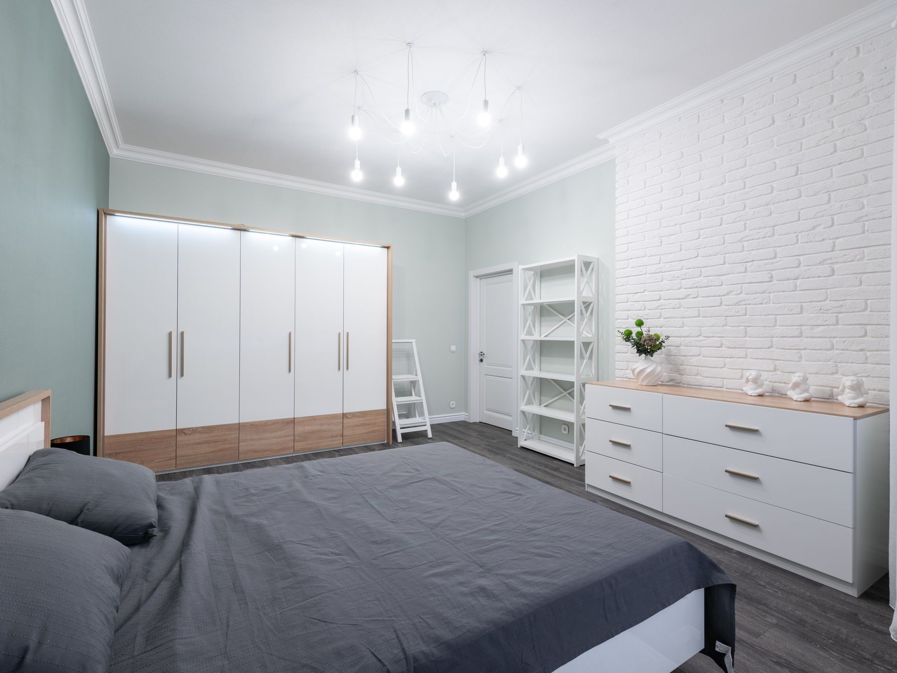 Wallpapering in Richmond — quality trade paint going on in two coats