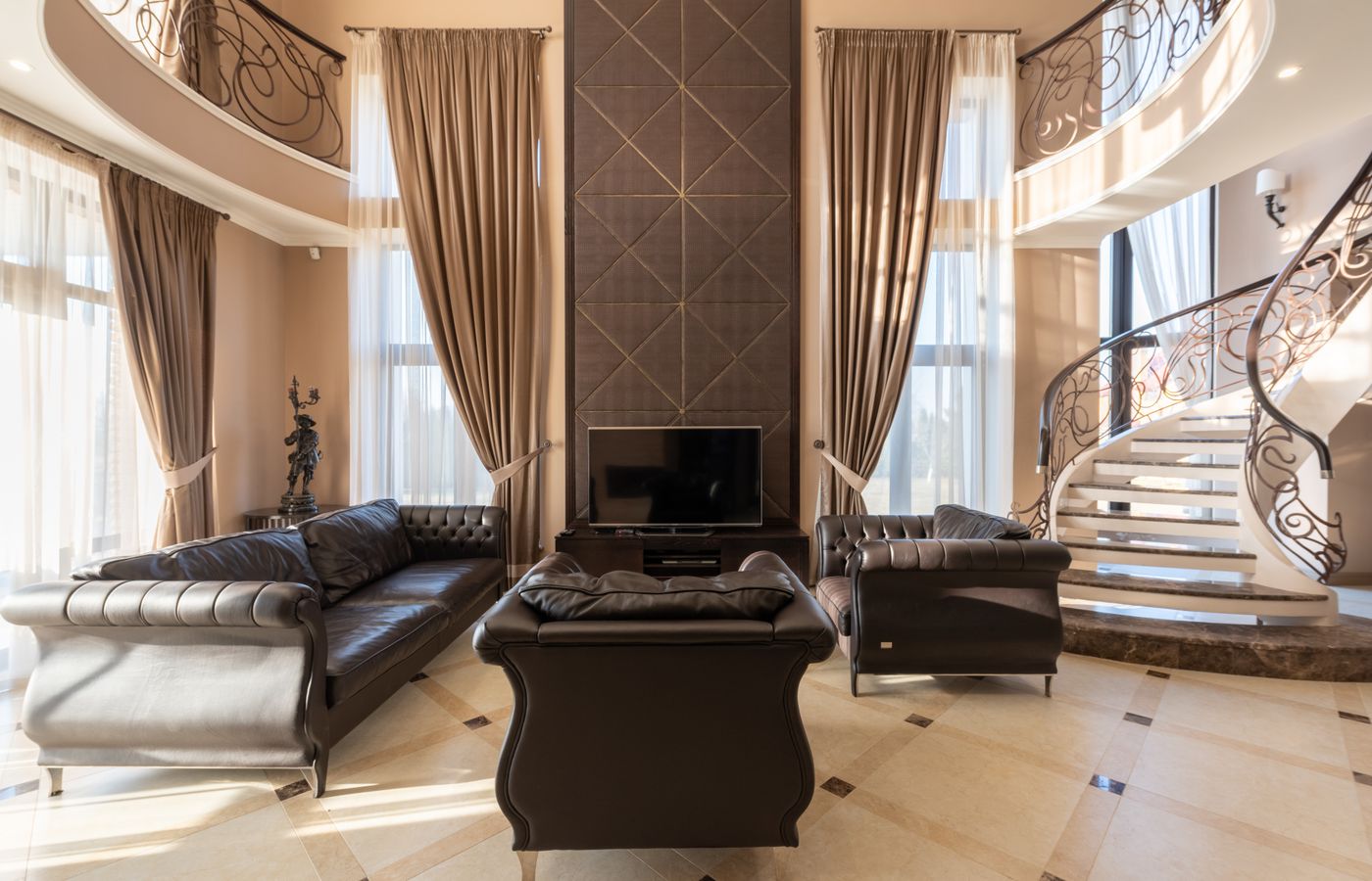 The Quiet Loft — lounge and stair