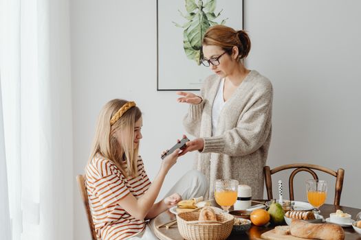 Mother Confiscates Daughter's Phone