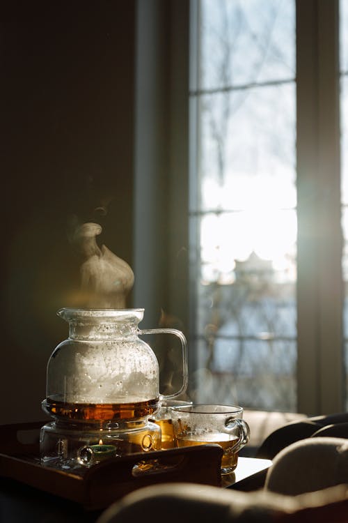 Immagine gratuita di servizio da tè, tazze, tè