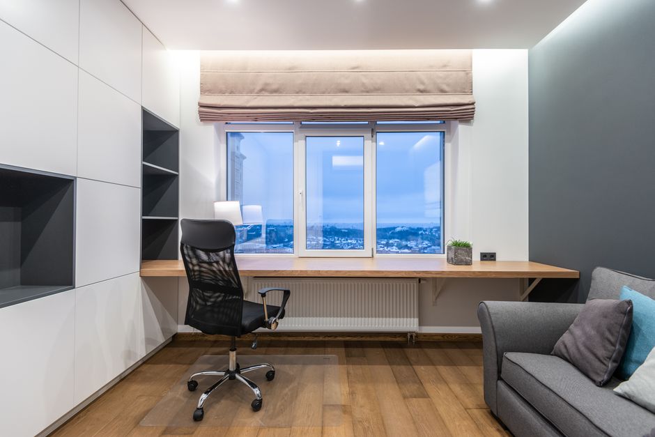 city apartment home office cozy home lifestyle photo 1