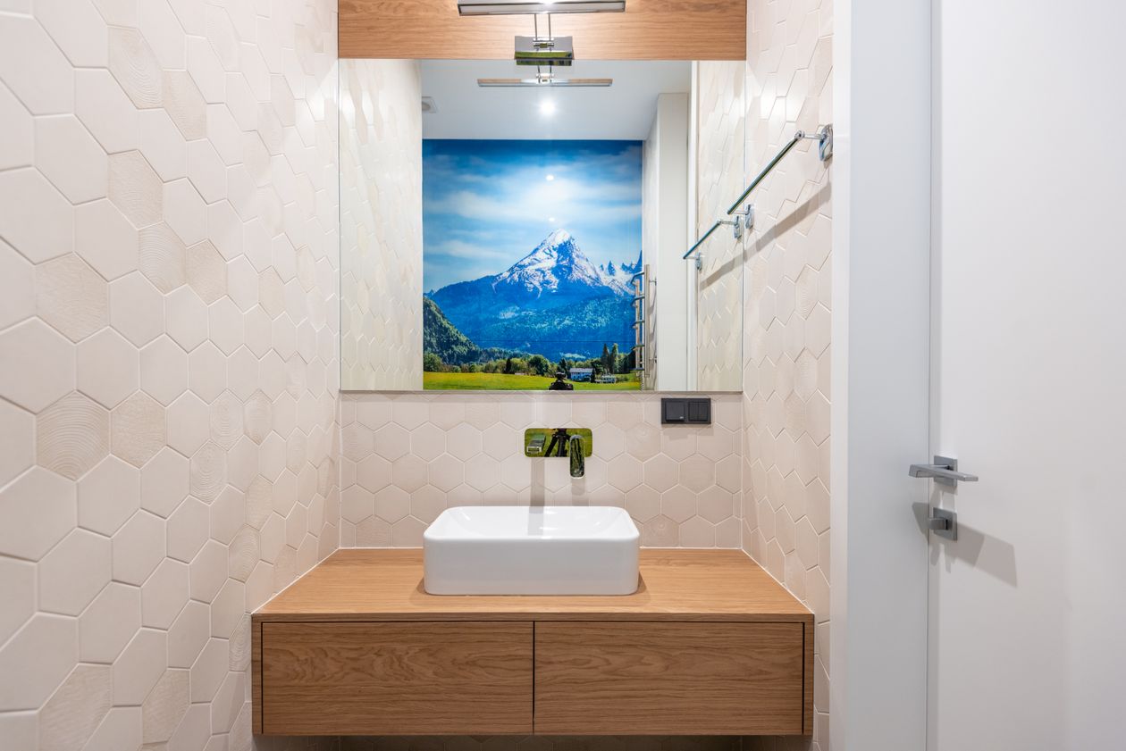 Wall-Mounted Slim Sink