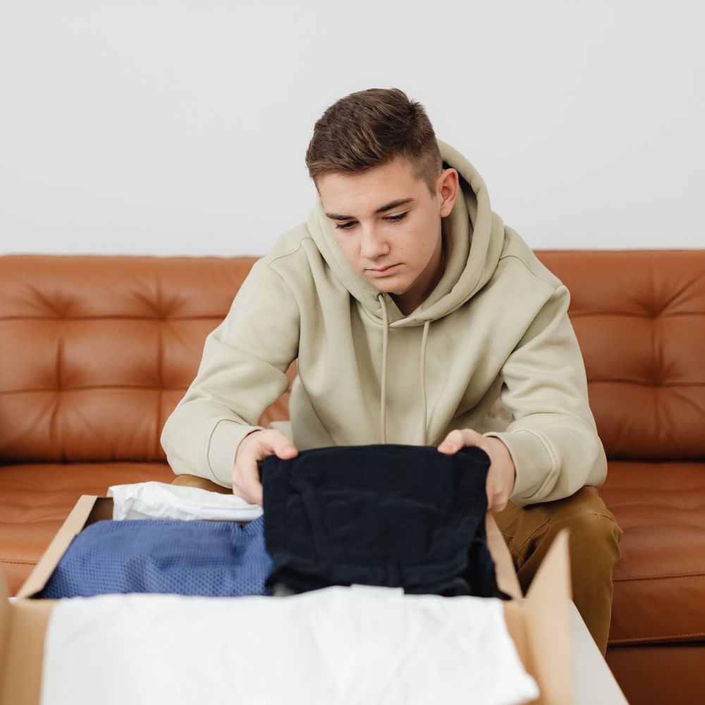 Detling — professional packers wrapping and boxing belongings