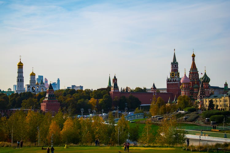 Green Park Near Kremlin Building