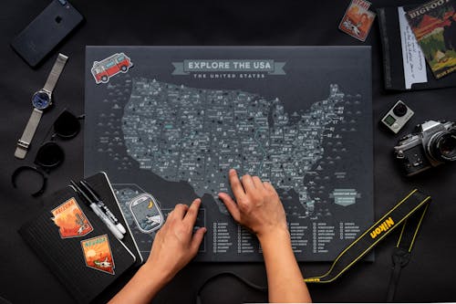 Hands on USA Map