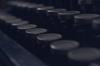 Close-up of Typewriter Keys