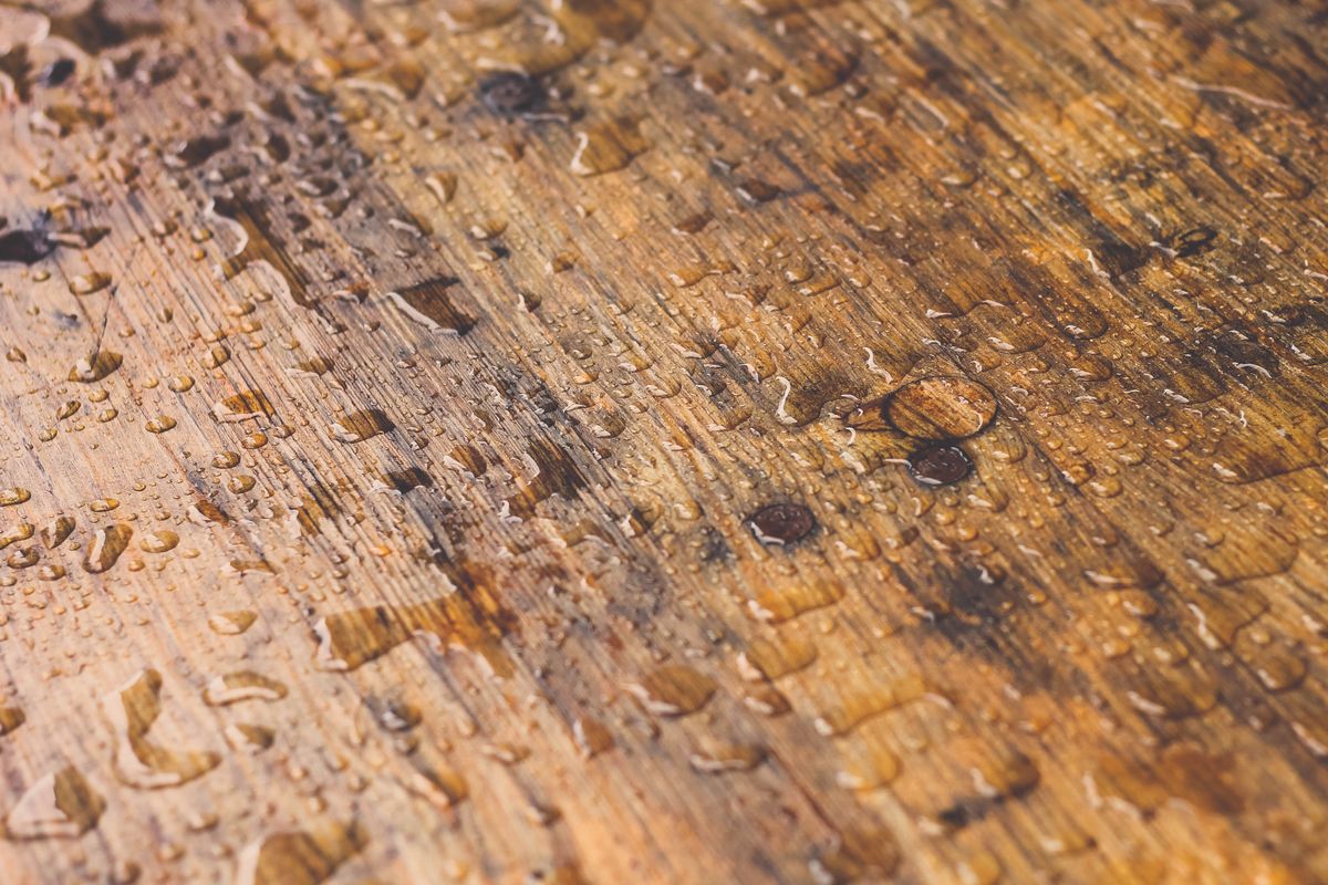 Hardwood flooring planks ready for installation