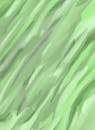 Green and White Abstract Painting