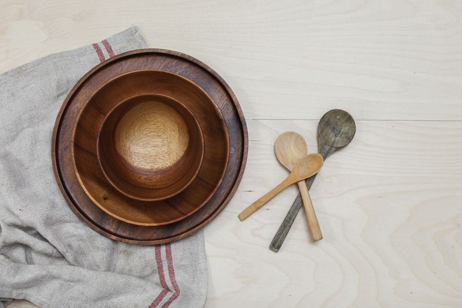 Acacia Serving Bowls