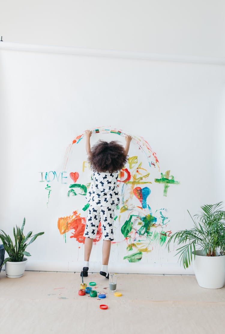 Photo Of A Kids Painting