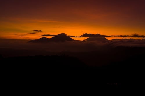 Foto d'estoc gratuïta de a l'aire lliure, cel espectacular, cel vermell