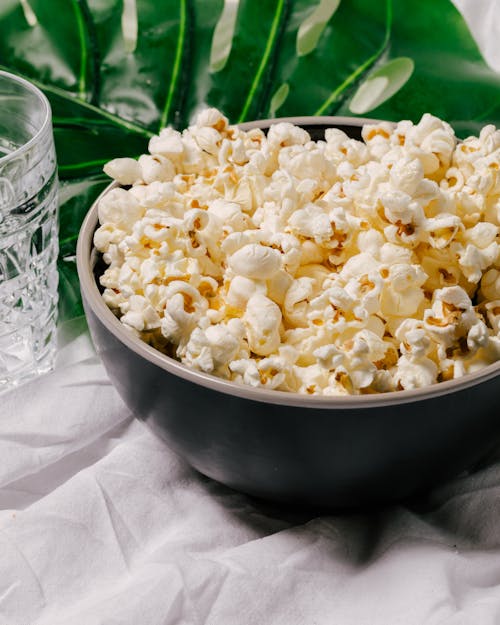Free 
A Close-Up Shot of a Bowl of Popcorn Stock Photo