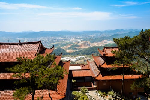 Бесплатное стоковое фото с fuqing, буддийский храм, гора