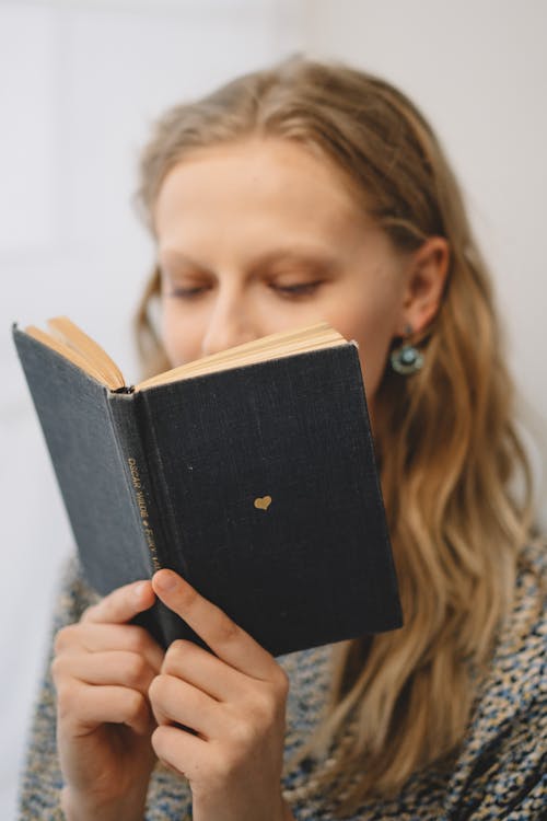 Free stock photo of blonde, blurred, book Stock Photo