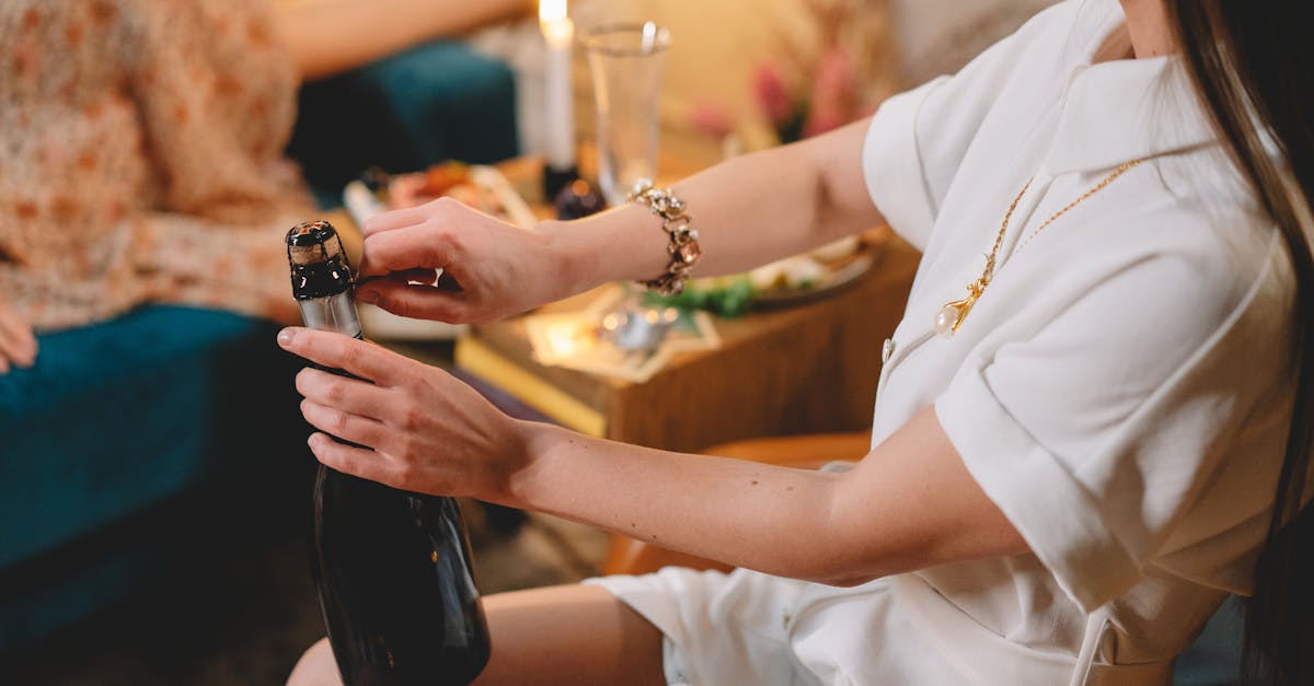 How to open a champagne bottle when the cork is stuck