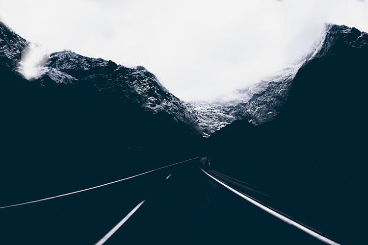 Landscape Photo Of Road In The Middle Of Mountains