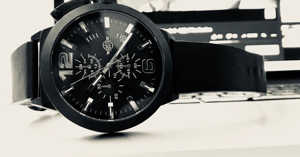 Free stock photo of Analog watch, black and white, time