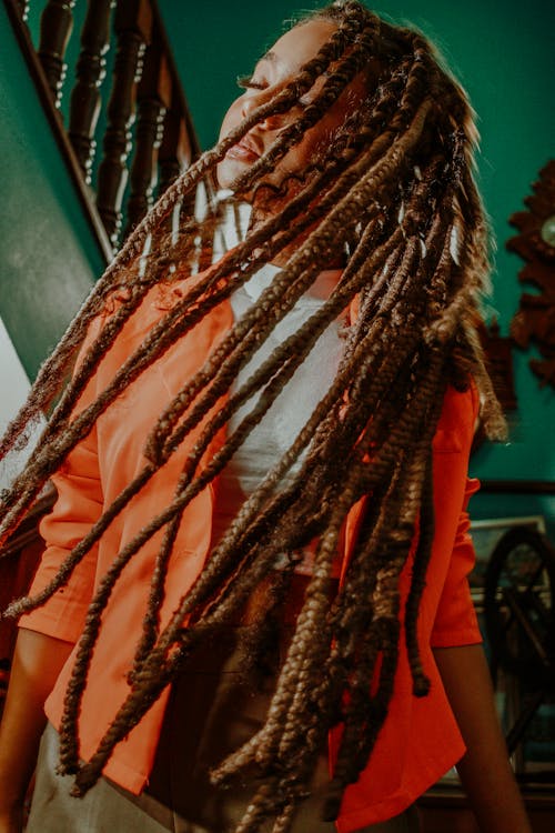 Ingyenes stockfotó afro fonat, afro pigtails, afro-amerikai nő témában