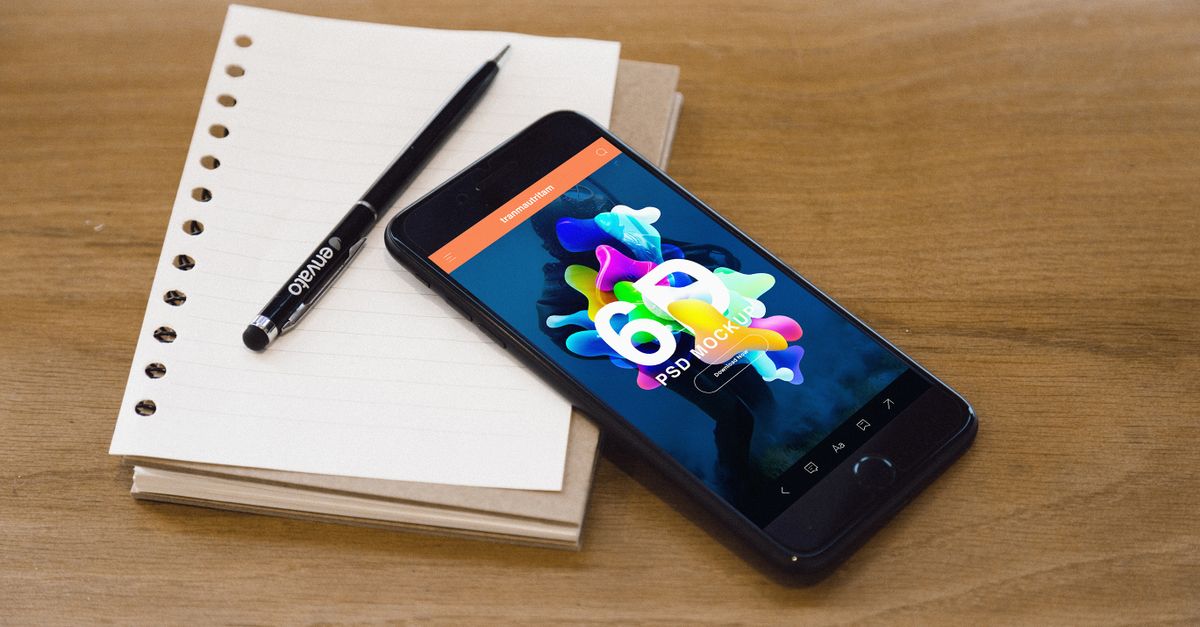 Phone Pix Black Smartphone in Close Up Shot · Free Stock Photo