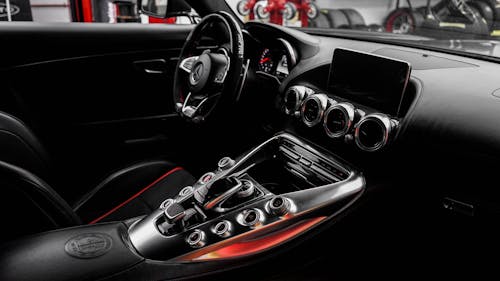 Interior Design of an Expensive Car