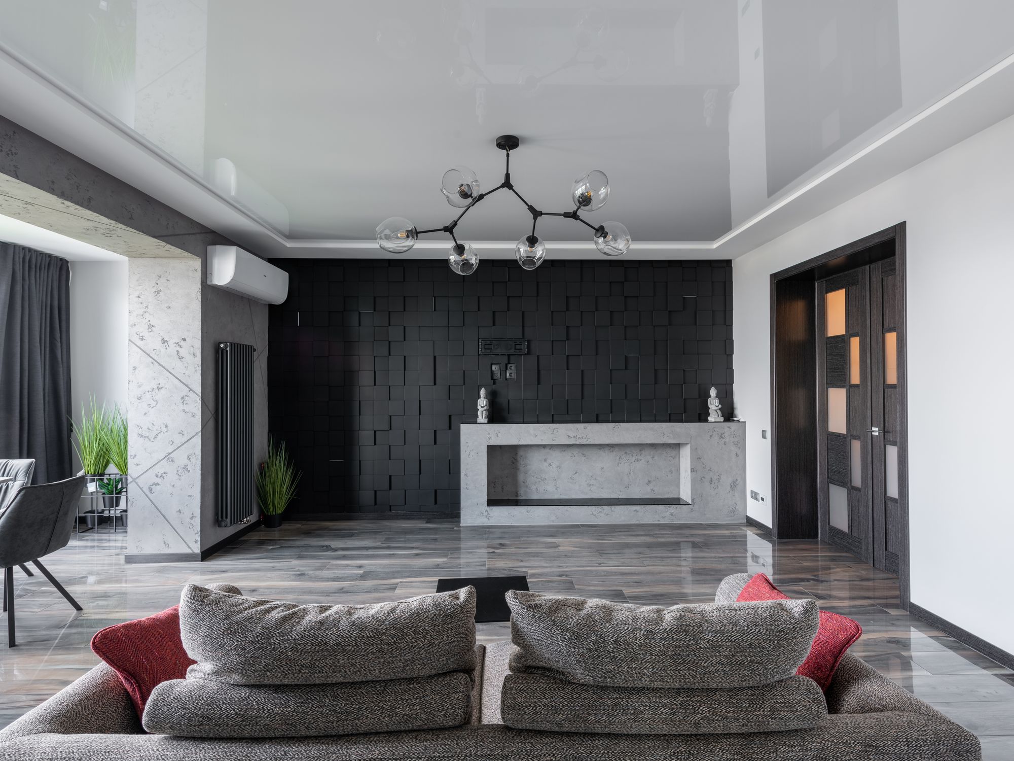 Wallpapering in Cricklewood, Brent — decorator hanging pattern-matched wallpaper