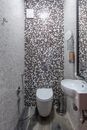 White Ceramic Sink Near White Ceramic Toilet Bowl