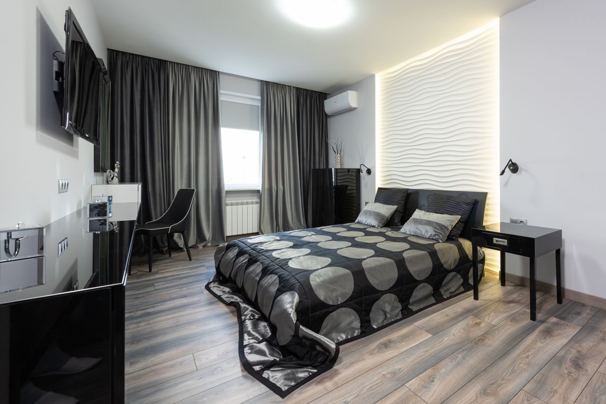 Premium modern bedroom interior