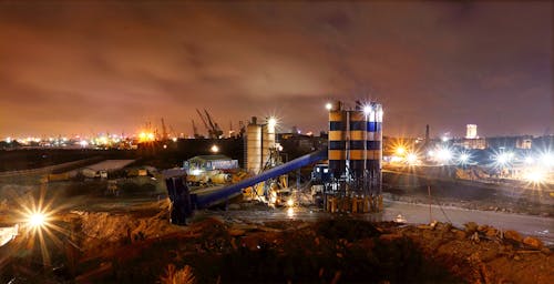 Photo of High Raise Buildings during Night Time