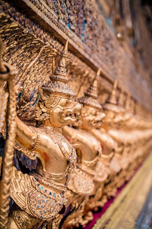 Golden Ornaments in the Temple of Emerald Buddha