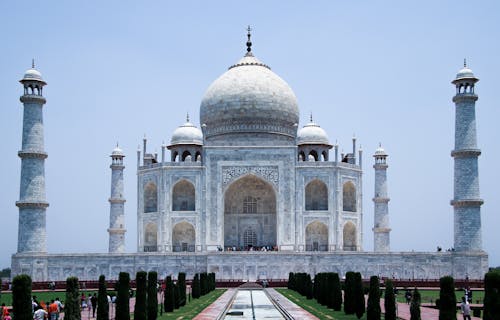 Close Up View of the Majestic Taj Mahal 